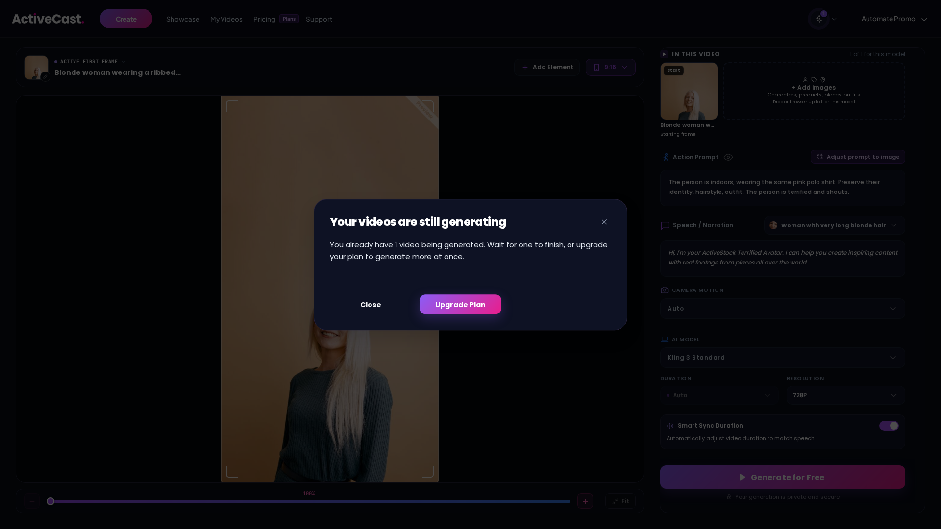 Test failure screenshot